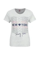 Póló TJW NEW YORK TEE | Regular Fit Tommy Jeans 	hamuszürke	