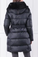 Kabát Pafur | Regular Fit BOSS BLACK 	fekete	