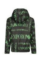 Kétoldalas kabát | Regular Fit Emporio Armani 	fekete	