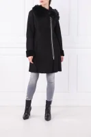 Hosszú kabát Lalilia HUGO 	fekete	