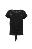 Charmy Knit T-shirt GUESS 	fekete	