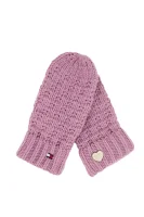 Solid Mini Gloves Tommy Hilfiger 	rózsaszín	