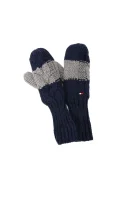 Color Block Gloves Tommy Hilfiger 	sötét kék	