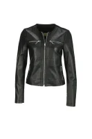 Leather Jacket Michael Kors 	fekete	