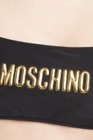 Bikini felső Moschino Swim 	fekete	
