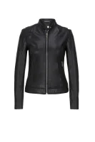 Nellie Easy Leather Jacket Tommy Hilfiger 	fekete	