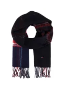 Woolen scarf Faded Tommy Hilfiger 	sötét kék	