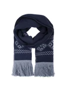 Woolen scarf Aproscar BOSS ORANGE 	sötét kék	