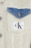 Kétoldalas kabát | Regular Fit CALVIN KLEIN JEANS 	kék	