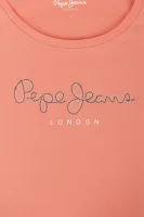 Póló Verna | Regular Fit Pepe Jeans London 	narancs	