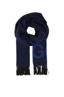 Double sided scarf Men-Z  HUGO 	sötét kék	