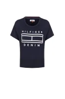 T-shirt Hilfiger Denim 	sötét kék	