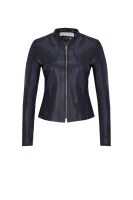 Saviza Leather Jacket BOSS BLACK 	sötét kék	