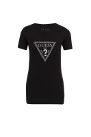 Triangle T-shirt GUESS 	fekete	