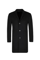 Woolen coat Carlo Calvin Klein 	fekete	
