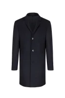 Woollen coat Carlo Calvin Klein 	sötét kék	