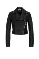 Leather Jacket Versace Jeans 	fekete	