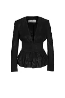 Leather Jacket Elisabetta Franchi 	fekete	