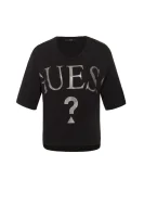 T-shirt Cropped GUESS 	fekete	