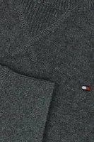 Kötött pulóver ESSENTIAL | Regular Fit kasmír hozzáadásával Tommy Hilfiger 	szürke	