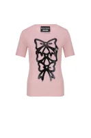 T-shirt Boutique Moschino 	világos rózsa	
