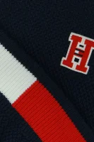 Kötött pulóver ESSENTIAL FLAG | Regular Fit Tommy Hilfiger 	sötét kék	