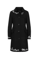 Woolen coat  Boutique Moschino 	fekete	