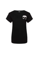 T-shirt Ikonik Karl Lagerfeld 	fekete	