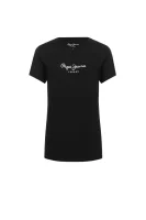 T-shirt Alaya Pepe Jeans London 	fekete	