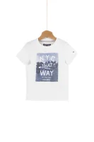 That Way T-shirt Tommy Hilfiger 	krém	