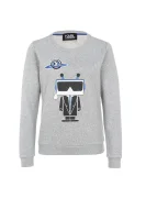 Robot sweatshirt Karl Lagerfeld 	szürke	