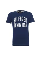 Ame logo T-shirt Tommy Hilfiger 	sötét kék	