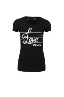 T-shirt  Love Moschino 	fekete	