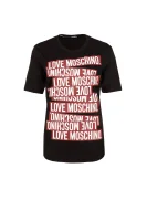 T-shirt Love Moschino 	fekete	