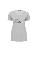 T-Shirt Ikonik Karl Lagerfeld 	hamuszürke	