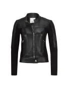 Diligente Leather Jacket Pinko 	fekete	
