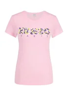 T-shirt Jackie Flowers | Slim Fit Kenzo 	rózsaszín	