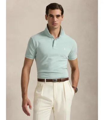 Tenisz póló POLO RALPH LAUREN | 	menta Custom slim fit 710963494