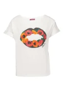 T-shirt | Loose fit Liu Jo Beachwear 	fehér	
