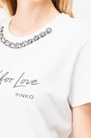 Póló SANCIRE | Regular Fit Pinko 	fehér	