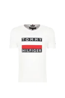 Póló essential | Regular Fit Tommy Hilfiger 	fehér	