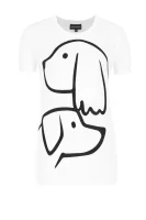 T-shirt | Regular Fit Emporio Armani 	fehér	