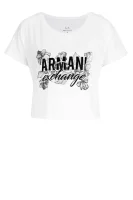 Crop top | Regular Fit Armani Exchange 	fehér	