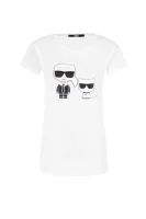 T-shirt | Regular Fit Karl Lagerfeld 	fehér	