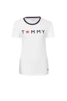 Tommy Star póló Tommy Hilfiger 	fehér	