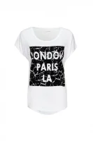 London Paris T-shirt GUESS 	fehér	