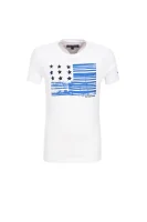 Iconic Flag T-shirt Tommy Hilfiger 	fehér	