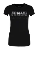 Póló | Slim Fit Armani Exchange 	fekete	