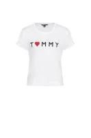Heart T-shirt Tommy Hilfiger 	fehér	