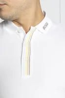 Tenisz póló Paddy 1 | Regular Fit | stretch pique BOSS GREEN 	fehér	